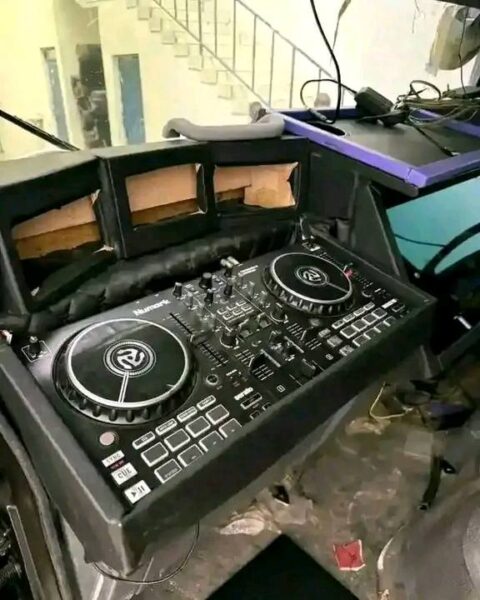 An onboard DJ Deck before installation on George Ruto's matatu. PHOTO/X/@Nganya_Reviews