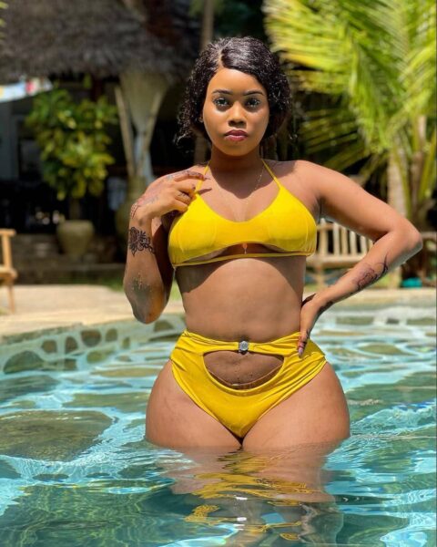 Trisha Khalid flaunts her hourglass figure in a bikini. PHOTO/Instagram/@trisha_khalid