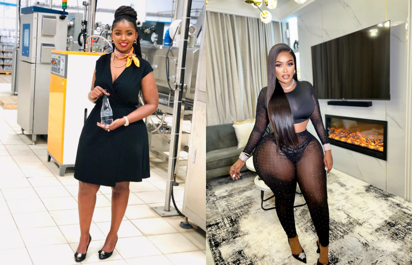 Vera Sidika and Anerlisa Muigai. PHOTOS/Instagram/@queenveebosset, @arnelisa