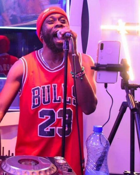 MC Fullstop at work. PHOTO/Instagram/@mc_fullstop