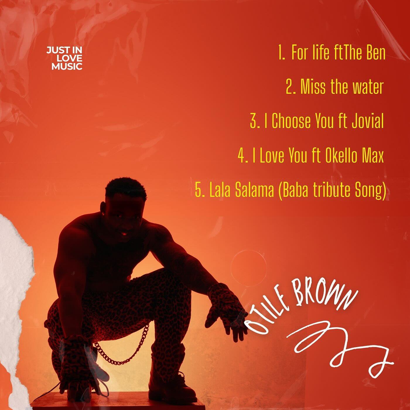 Otile Brown's cover art for his anticipated EP project New EP Real King Of The East. Photo credit: Instagram/otilebrown