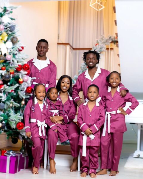 Diana Marua and Bahati family