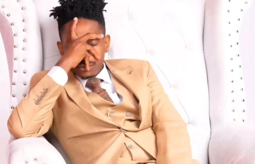 Eric Omondi sad stressed