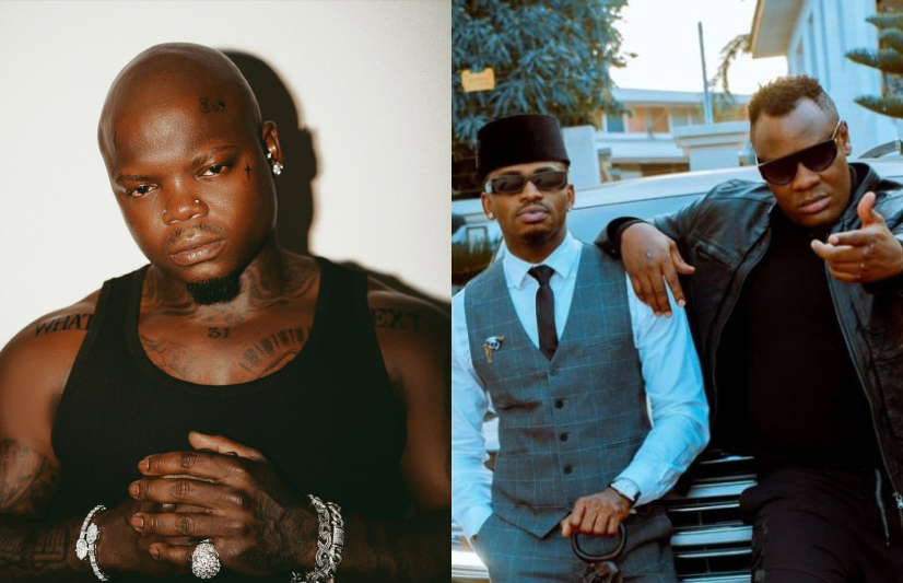 Harmonize, Baba Levo and Diamond Platnumz