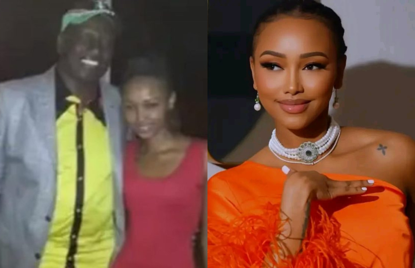 Huddah Monroe and William Ruto