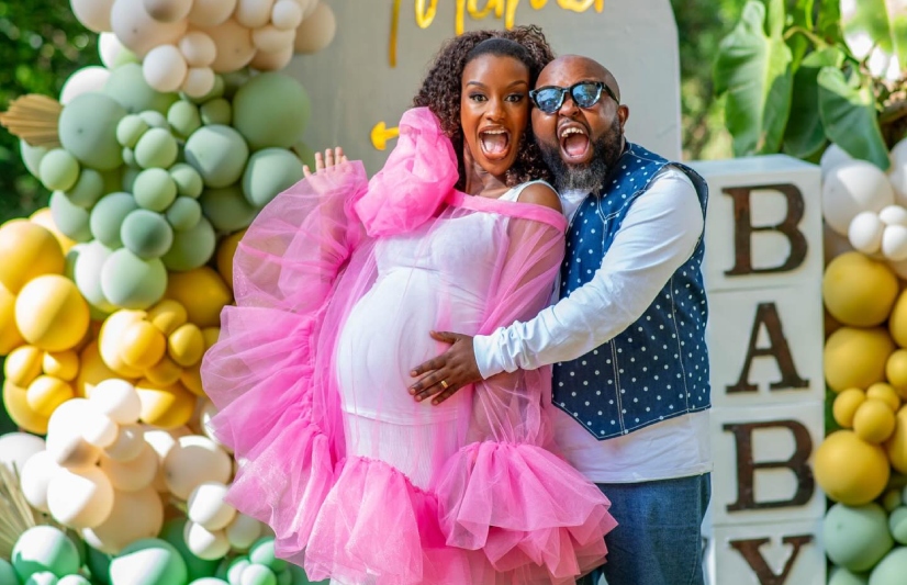 Moji Shortbaba and wife Nyawira Gachugi