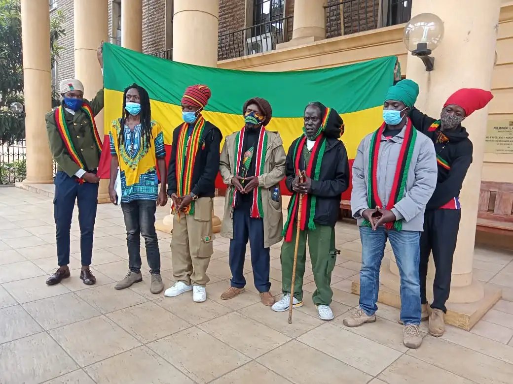 Rastafarians at Milimani Law court