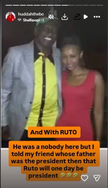 Ruto and Huddah
