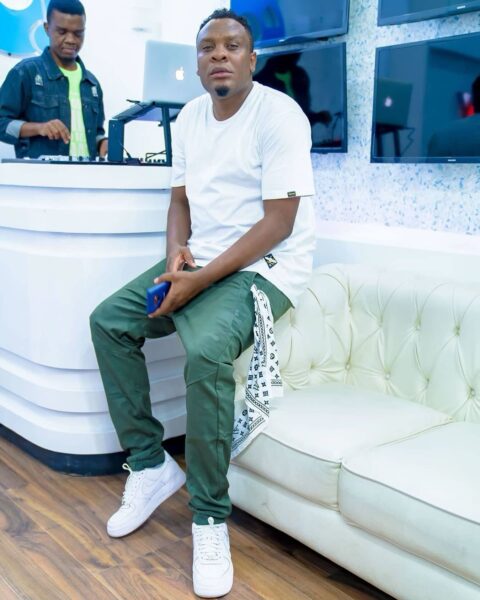 Baba Levo at Wasafi FM studio where he worked as a presenter. PHOTO/Instagram/@officialbabalevo