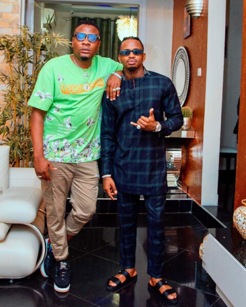 Baba Levo and Diamond Platnumz. PHOTO/Instagram/@officialbabalevo