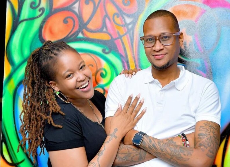 Kamene and husband Bonez