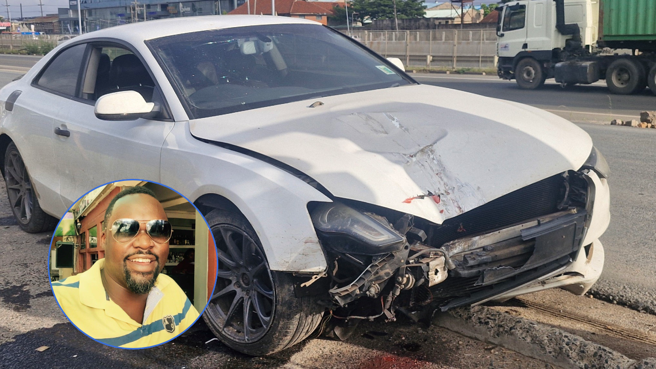 Nick Odhiambo survives a gruesome accident