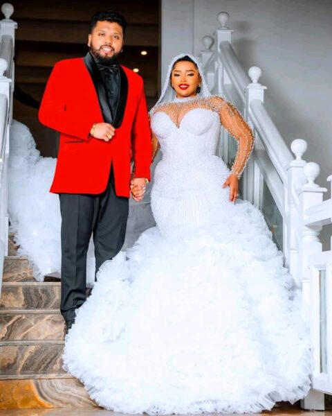 Reverend Natasha and Prophet Carmel white wedding