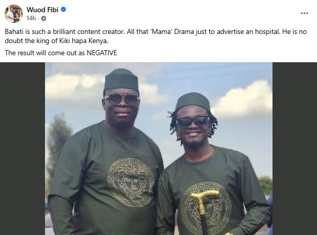 Bahati and Woud Fibi