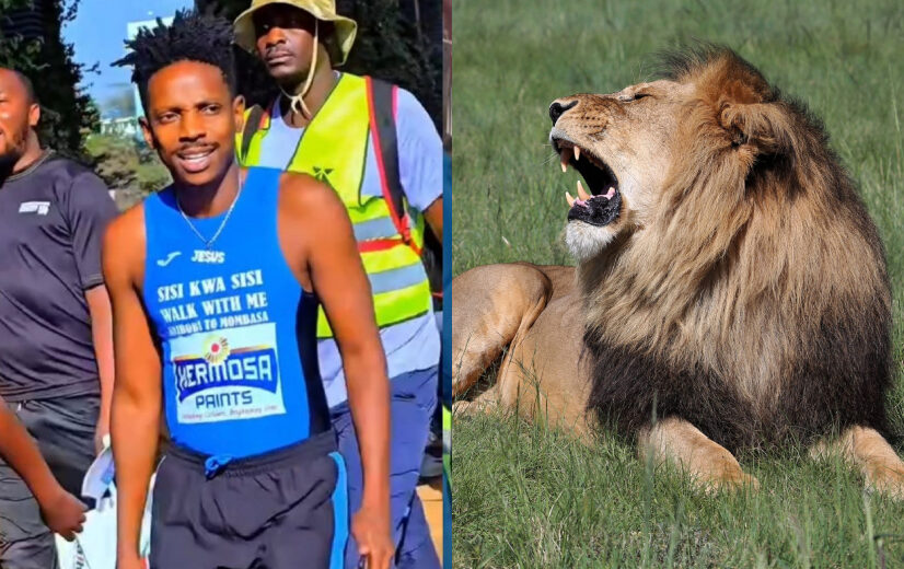 Eric Omondi trek to Mombasa
