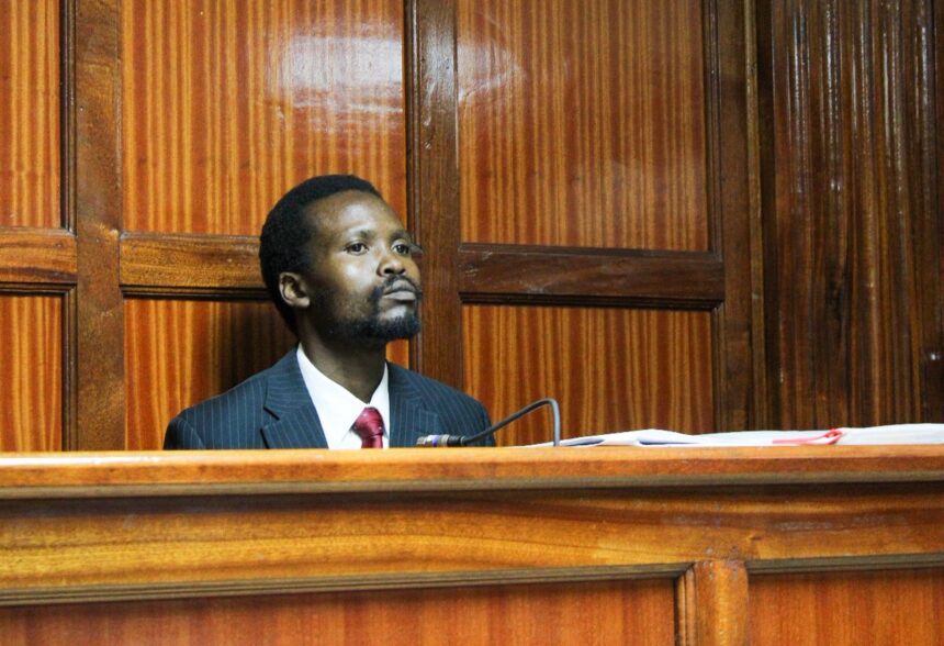 John Matara in court. 