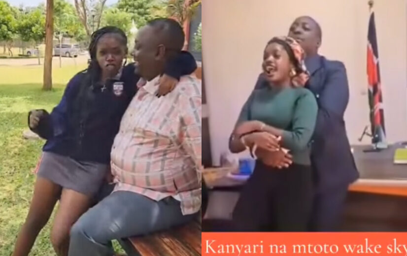 Kanyari and daughter Sky