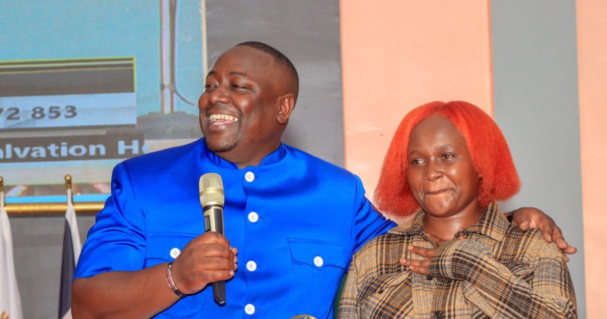 Marion Naipei and pastor Victor Kanyari