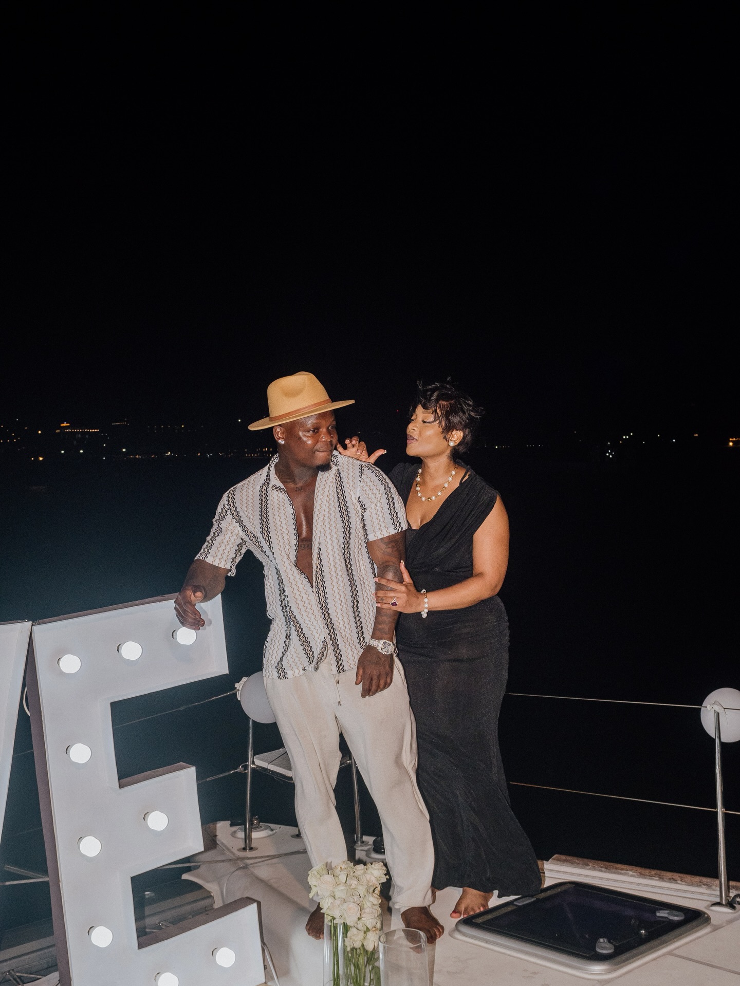 Harmonize and Kajala enjoying their moment recently after Harmonize proposed to her for the second time on February 4th 2026. Photo credit: Instagram/harmonize_tz