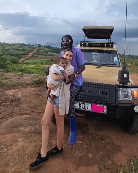 Iam Marwa and Rocio Cabrera with their son