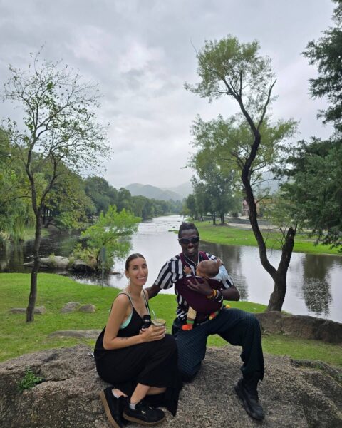 Rocio Cabrera with his ex Iam Marwa